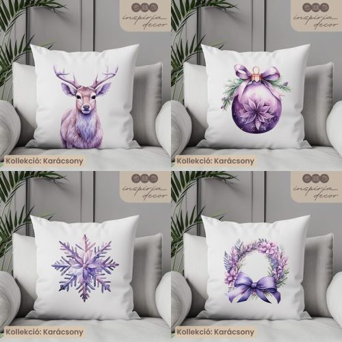 egyedi karácsonyi díszpárna