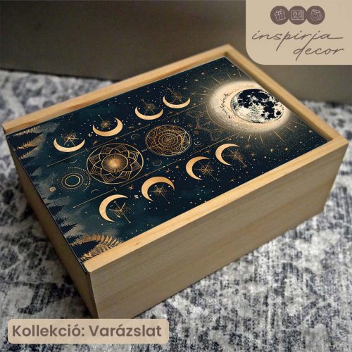 varázsdoboz boszorkány mágia tárólódoboz fadoboz magicbox